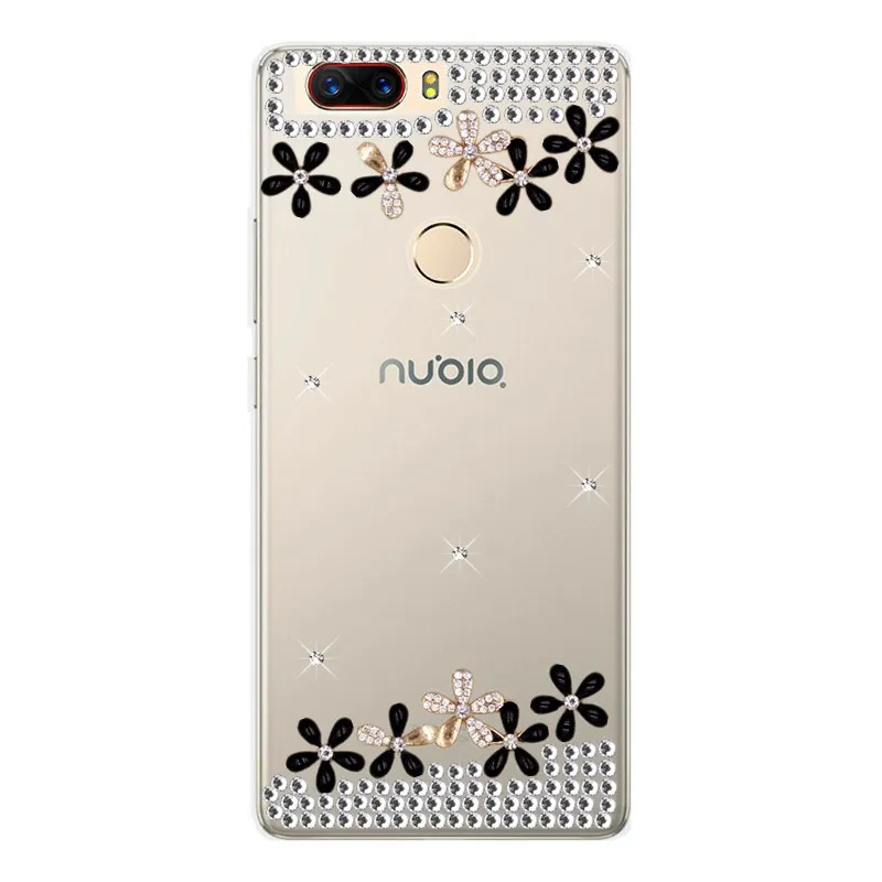 Nubia Z17 Rhinestone Christmas gift Diamond Case cover For ZTE Z9 Z11 Z18 mini s Max lite Z17s phone Back bag |