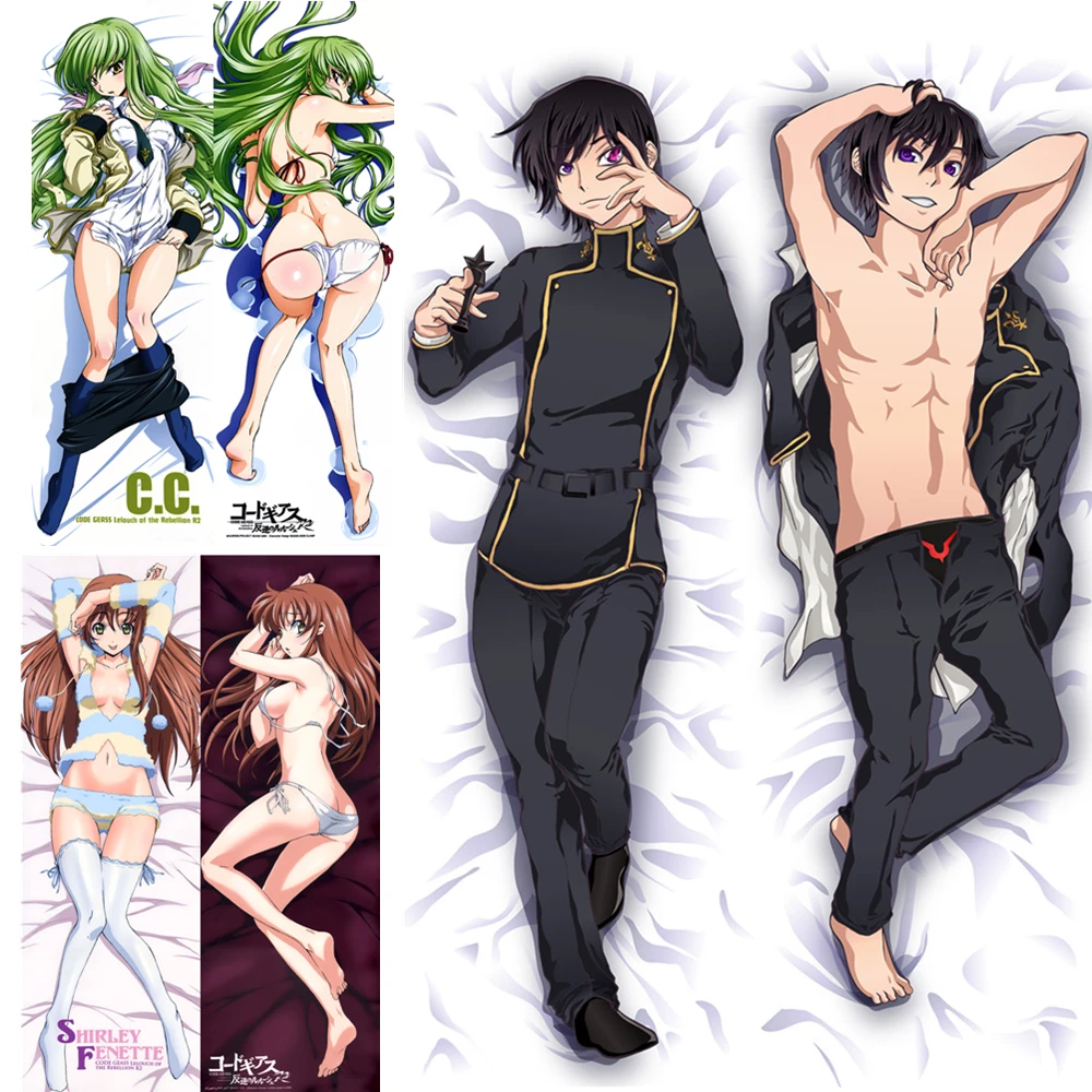 Аниме код Geass Lelouch of the мятежные персонажи sexy girl c.c. Наволочка для подушки otaku Dakimakura