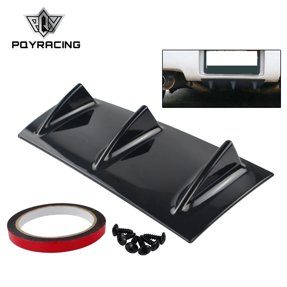 PQY Универсальный черный Задний бампер из АБС пластика задний шасси диффузор