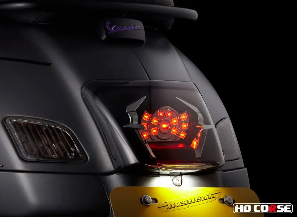 Задний фонарь мотоцикла светодиодный для piaggio Vespa GTS 300 gts300 lx 150 задний блок освещения