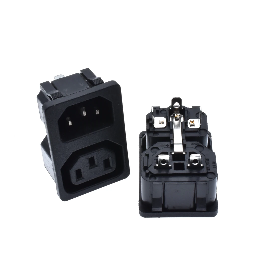 IEC320 C14 комбинированная двухсторонняя розетка на вход C13 электрическая