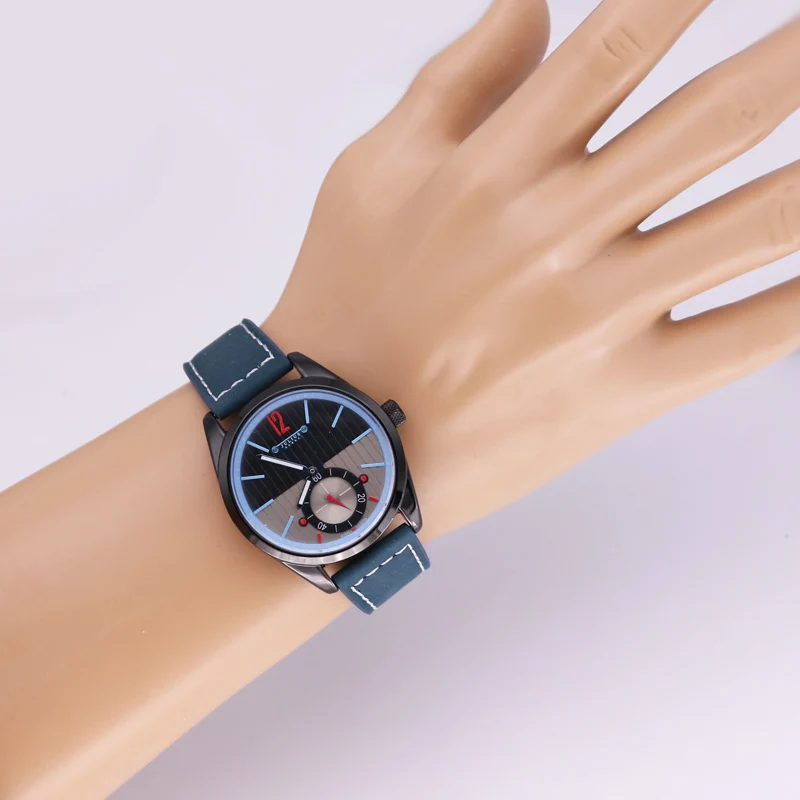 Настоящий Второй Циферблат Julius мужские часы разных цветов модные платье Спорт