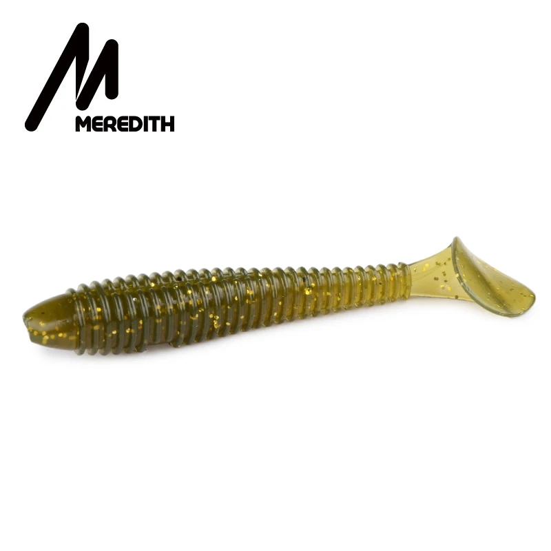 S MEREDITH мягкие приманки для рыбалки Shad Swing Impact Fat Vibro Fat мягкие приманки 75 мм 85 мм 180 мм снасти реалистичные Iscas воблер PVA для рыбалки - Цвет: S