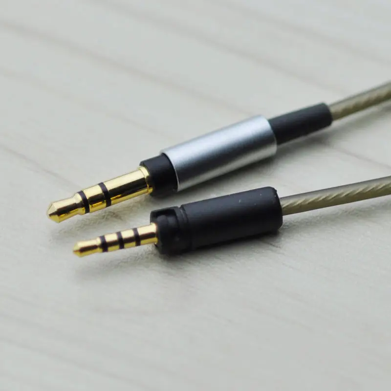 Сменный посеребренный аудиокабель 6 футов для беспроводных наушников Sennheiser Boost On