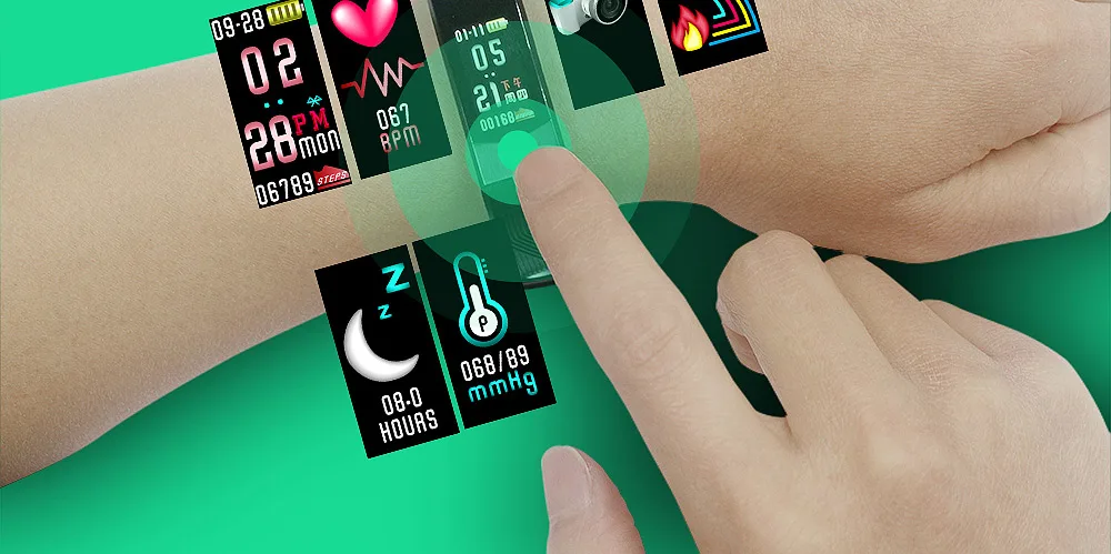 SKMEI 3D UI Смарт фитнес-трекер Спорт на открытом воздухе Smartband водонепроницаемый HeartRate кровяное давление браслет модные часы B30