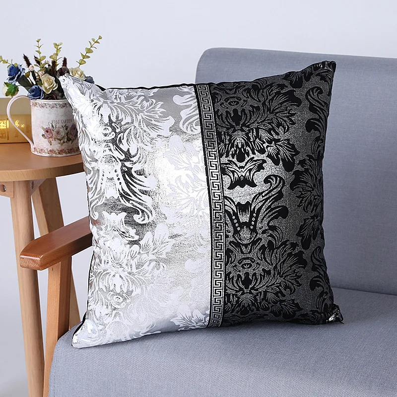 Современная простая хлопковая холщовая наволочка подушка для гостиной набор 45*45