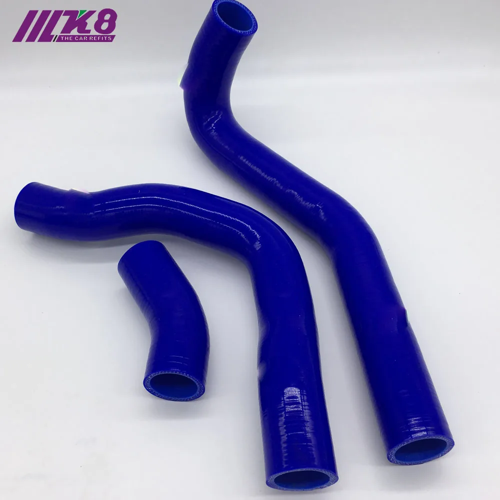 SILICONE RADIATOR COOLANT HOSE FOR Nissan SILVIA 180SX S13 PS13 CA18DET (3PCS) red/blue/black | Автомобили и мотоциклы