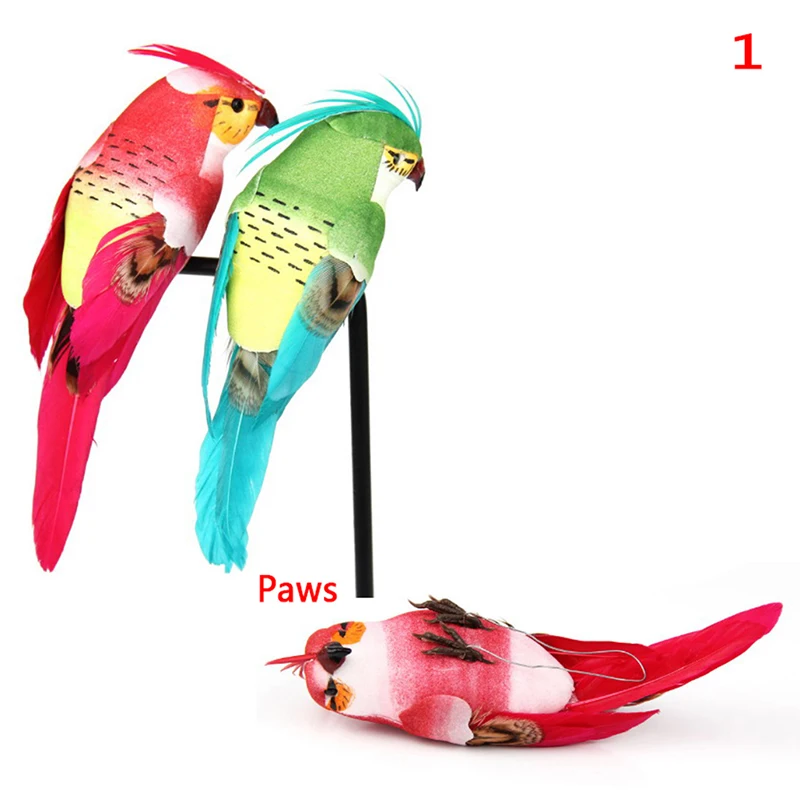 1pc random color Декоративные искусственные пенные перья для голубей, попугая, свадебное украшение, домашний декор для стола, игрушка для птиц, Свадебный декор - Цвет: 1pc random color