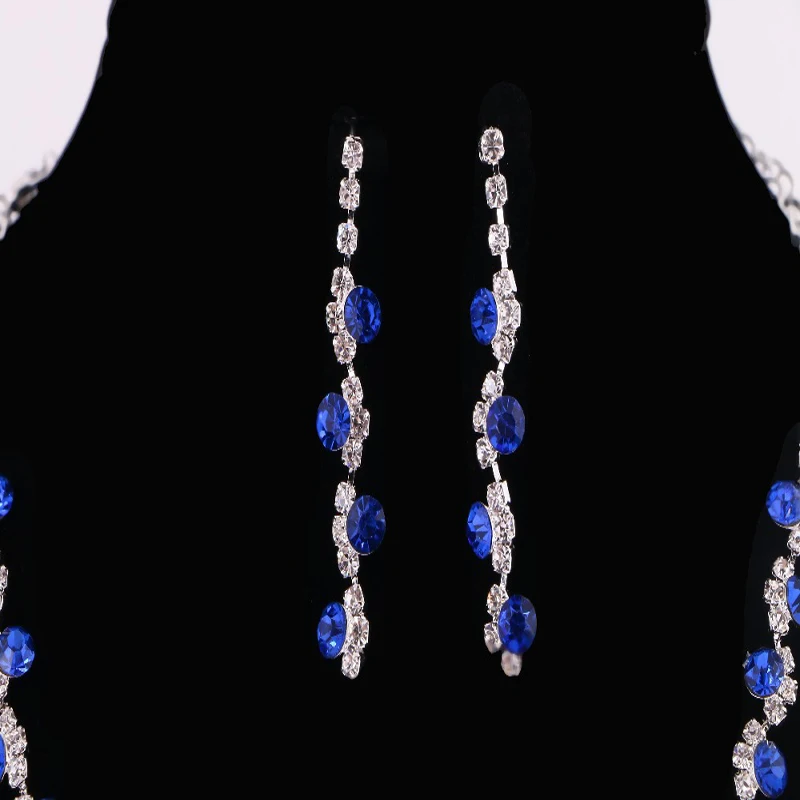 Набор украшений YFJEWE набор из ожерелья и сережек вечерние свадебные украшения с