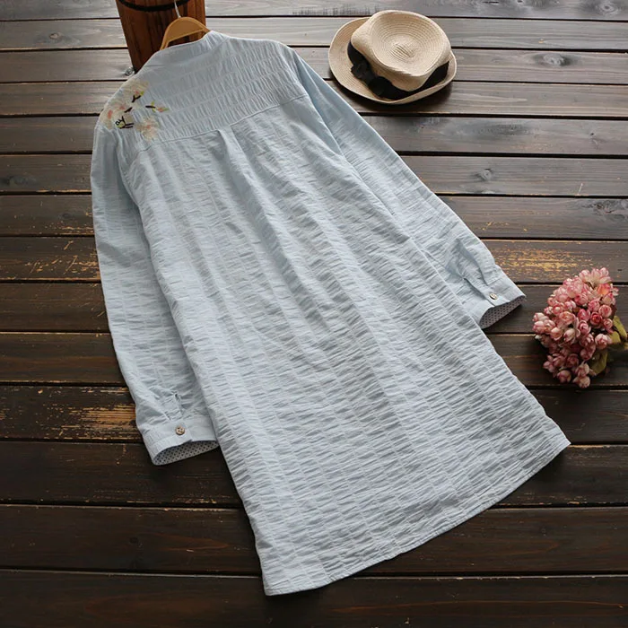 4137 Весенняя женская блузка большого размера в японском стиле винтажная