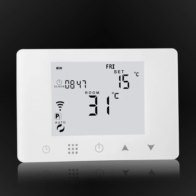 WiFi& RF Wireless Room Thermostat Gas Boiler/Water Floor Heating Smart Temperature Controller Remote Control Alexa Google Home