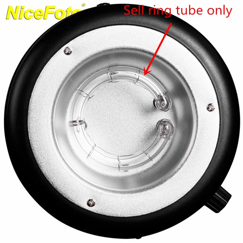 Кольцевая лампа для вспышки NICEFOTO 100 Вт или 120 мини трубка студийной аксессуары