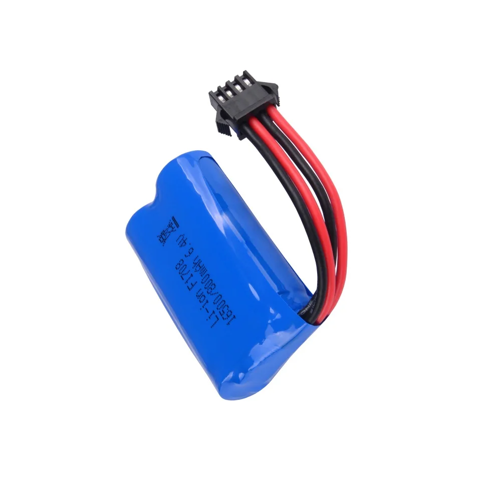 Литий-полимерный аккумулятор для WLToys 18628 18629 18428 6 4 в 800 мА/ч радиоуправляемая