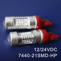 High quality 12/24VAC/DC 10W T20 7440 W21W Led Bulbs,Car Turn Signal,Auto Tail Rear Lamp,Reverse Light free shipping 50pcs/lot