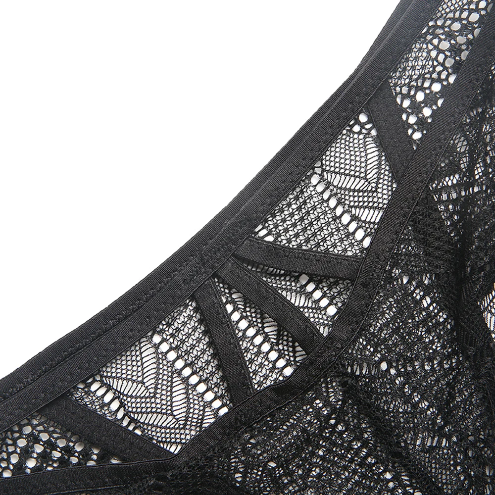 Женские кружевные трусики Missomo атласное белье большие размеры|fashion panties|panties