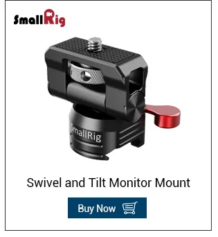 SmallRig быстросъемный держатель для монитора камеры EVF крепление Rig Поворотный на 360 градусов и наклон на 140 градусов зажим для монитора с 2346 холодного башмака