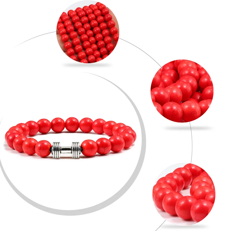 Модные ювелирные изделия браслет из сплава золотистого цвета с красными