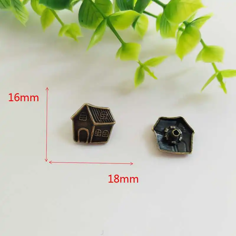 6 комплектов дом из цинкового сплава защелкивающаяся застежка пресс шпилька