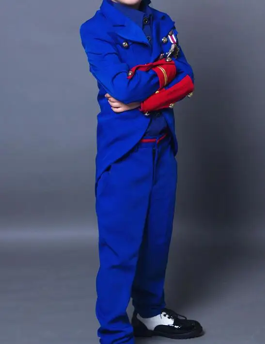 110-160 Лидер продаж/Мужская Новая модная модель подиумное Королевское Платье