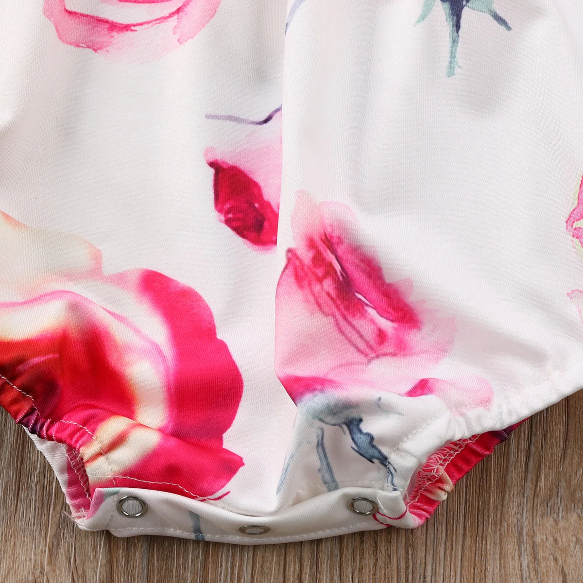 Новинка 2018 летнее милое боди На Шнуровке Для новорожденных девочек с цветочным