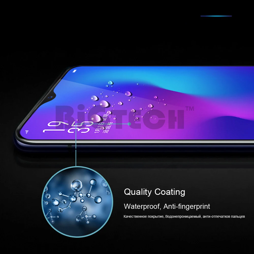 Защитное стекло для Vivo V15 Pro V17 Neo V11 Y81 Y17 V9 Y93 Lite Y95 Y91i Y91c с полным покрытием|Защитные