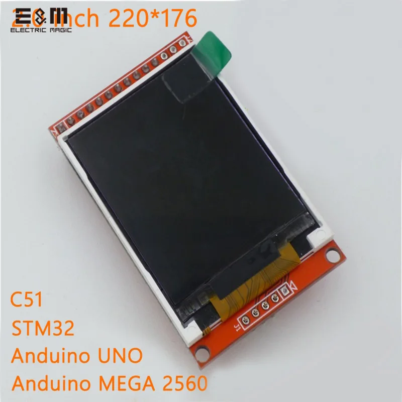E & M 2 0 дюймов ЖК-дисплей модуль 220*176 SD Card SPI Интерфейс Экран Drive совета TFT Панель RGB
