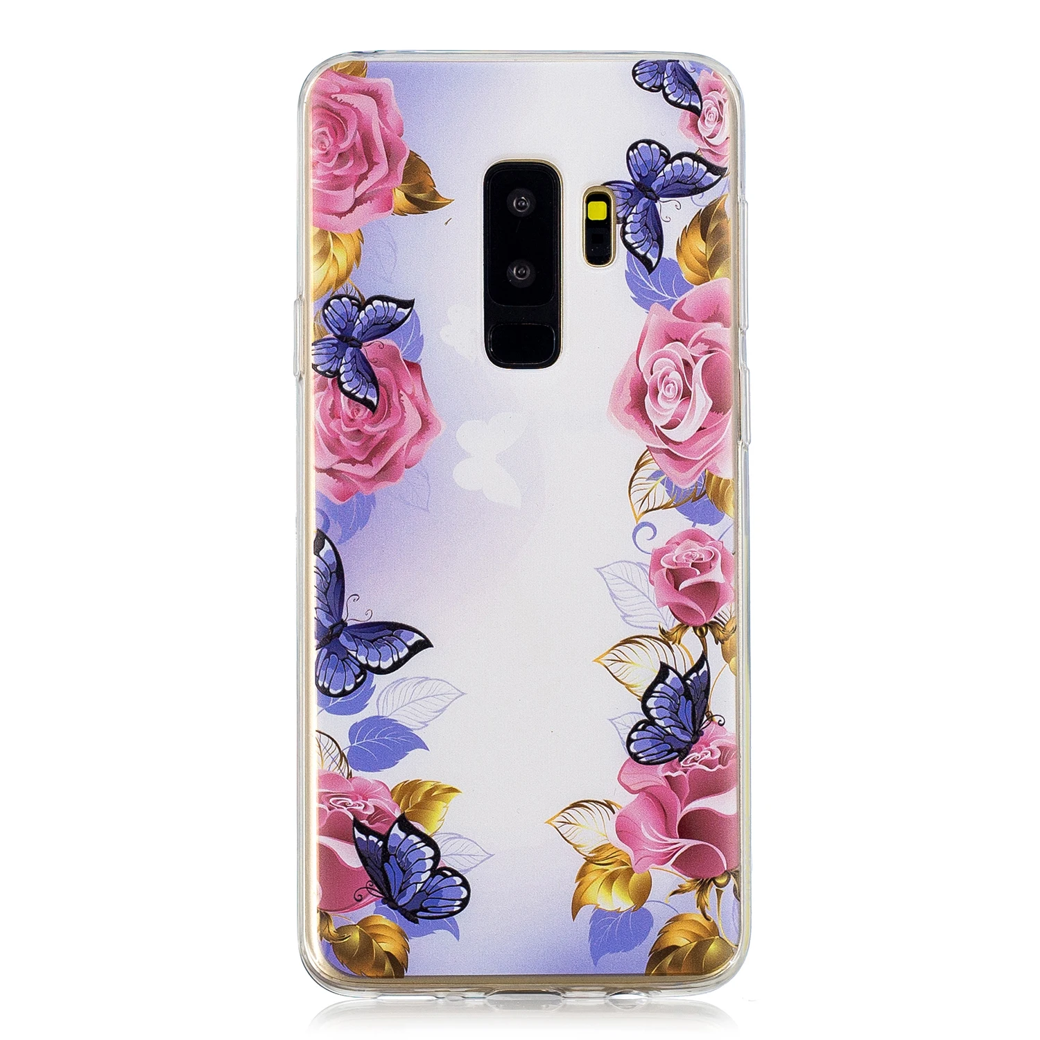 ТПУ бампер чехол для Samsung Galaxy S9 Plus + мягкий S9Plus S9P милый телефона S 9 чехлы |