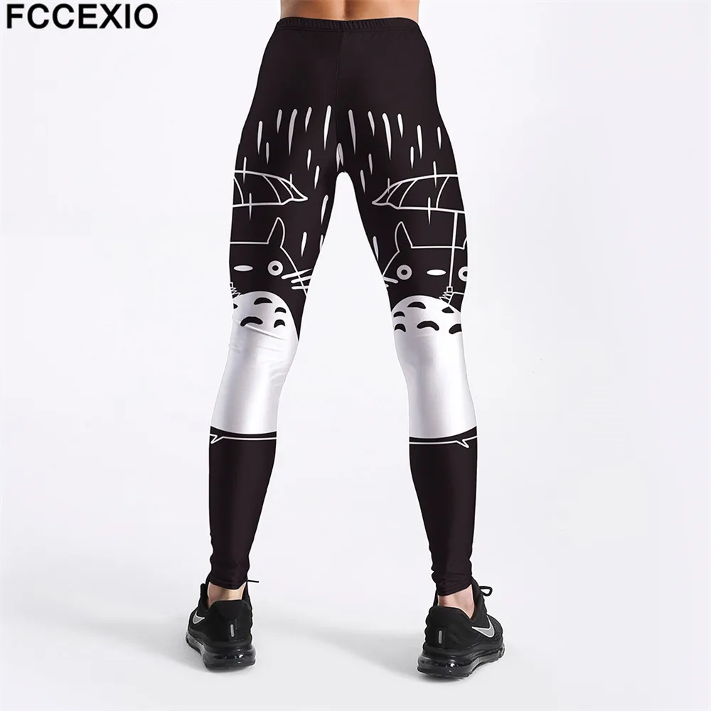 Милый мультяшный Зонт FCCEXIO Тоторо принты для фитнеса тренировок эффект пуш-ап