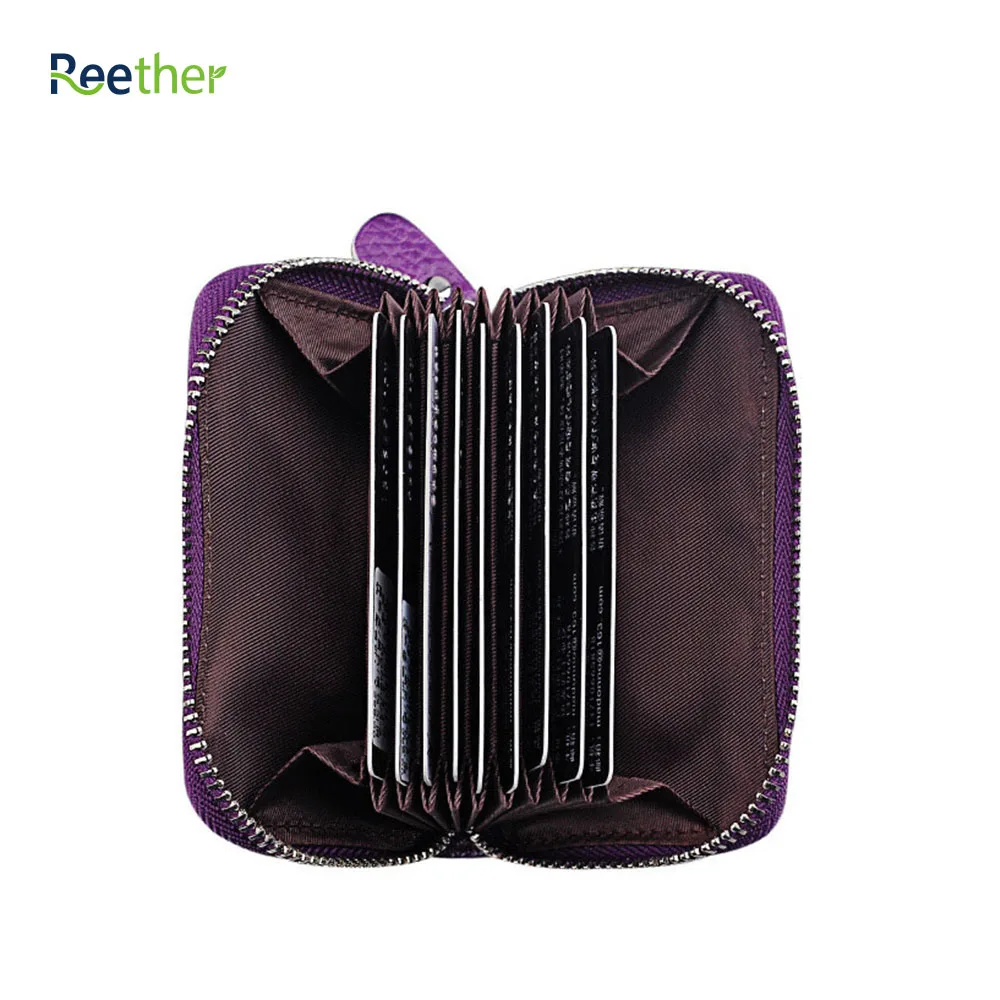 Reether карты Сумки держатель кредитной пикап Вышивка Крестом Пакет ID банковской