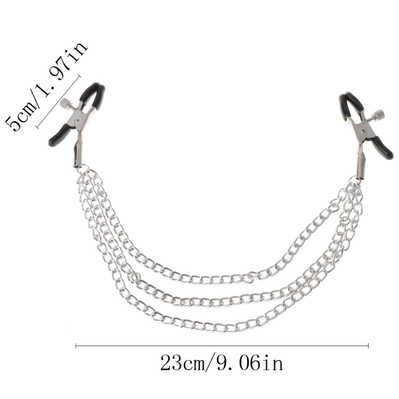 Хорошее качество женские соски зажим для груди цепочка бондаж секс игра игрушки