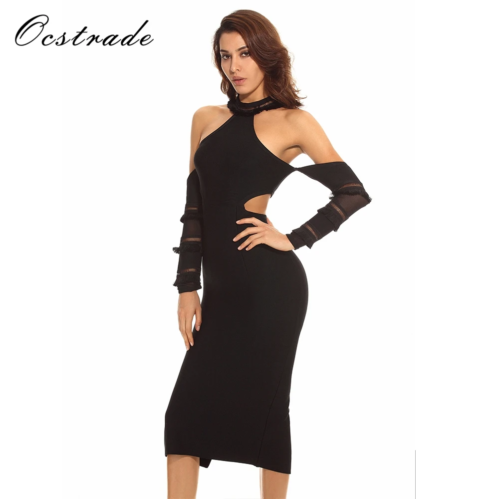 Ocstrade облегающее платье 2017 сексуальное Бандажное Новое поступление женское