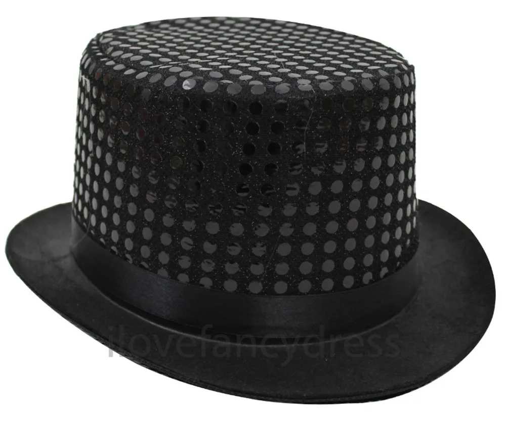 Шляпа с блестками для взрослых нарядное платье волшебника мужчин и женщин