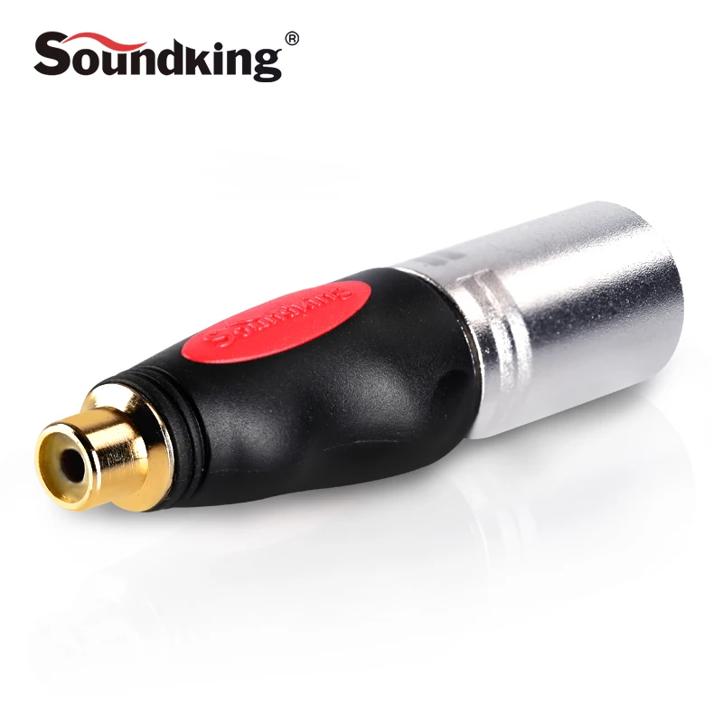 Soundking XLR штекер RCA гнездовой разъем никелевый позолоченный костюм для аудио