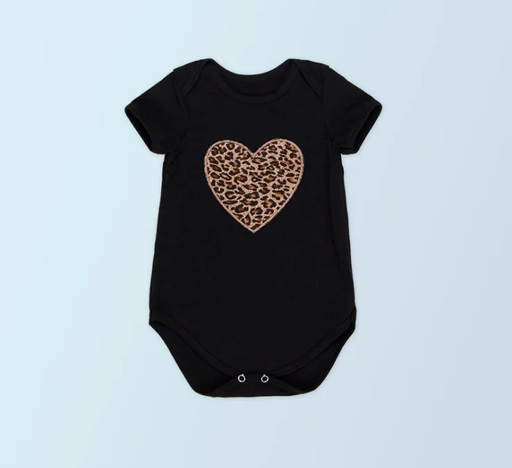 Детский хлопковый комбинезон для новорожденных с принтом в виде сердца|bodysuits for