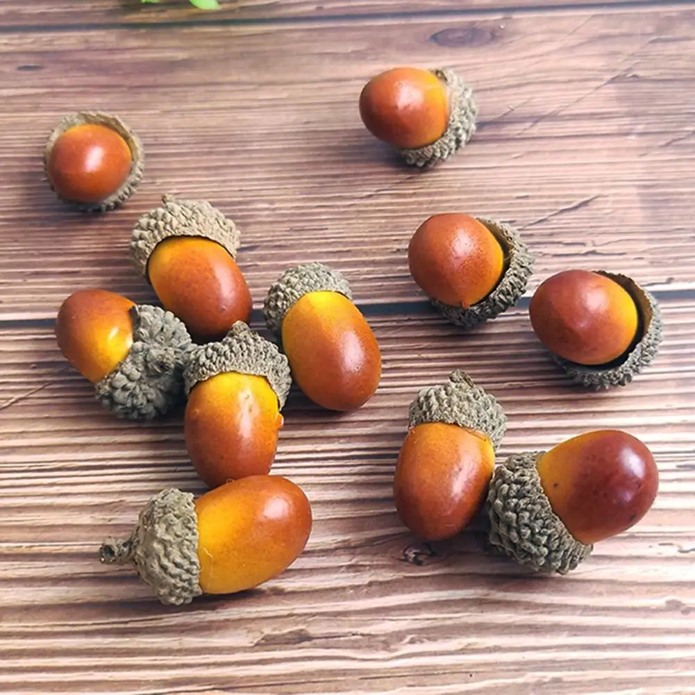 20 шт. имитация желудя мини пена сосновые орехи Рождественская елка украшение