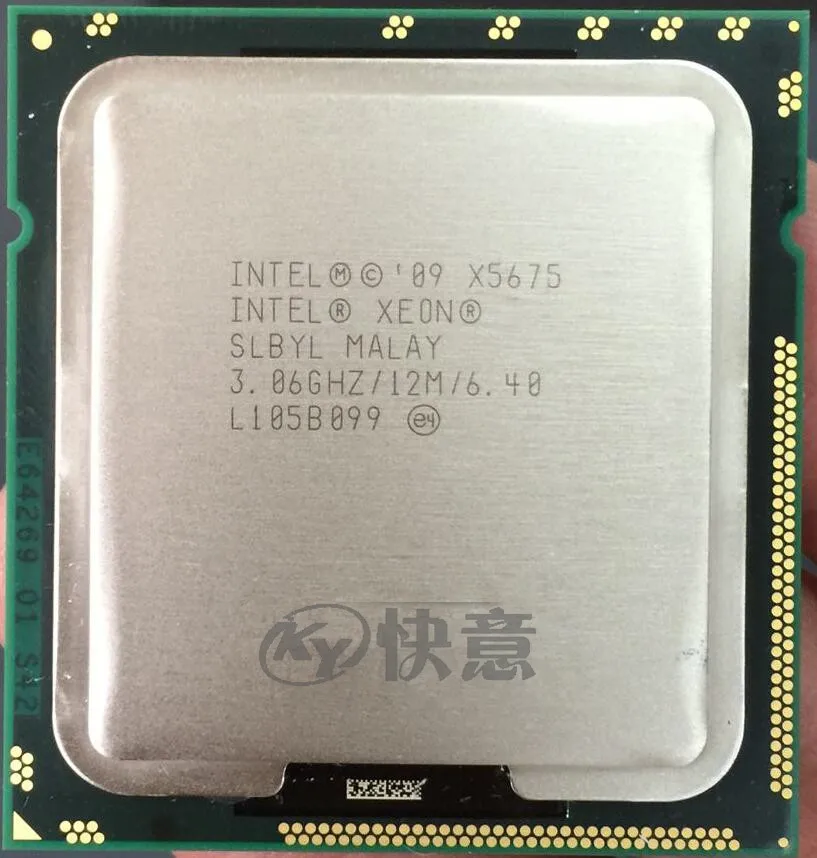 Процессор Intel Xeon X5675 (кэш 12 м 3 06 ГГц 6 40 GT/s QPI) LGA 1366 серверный процессор|Процессоры| |