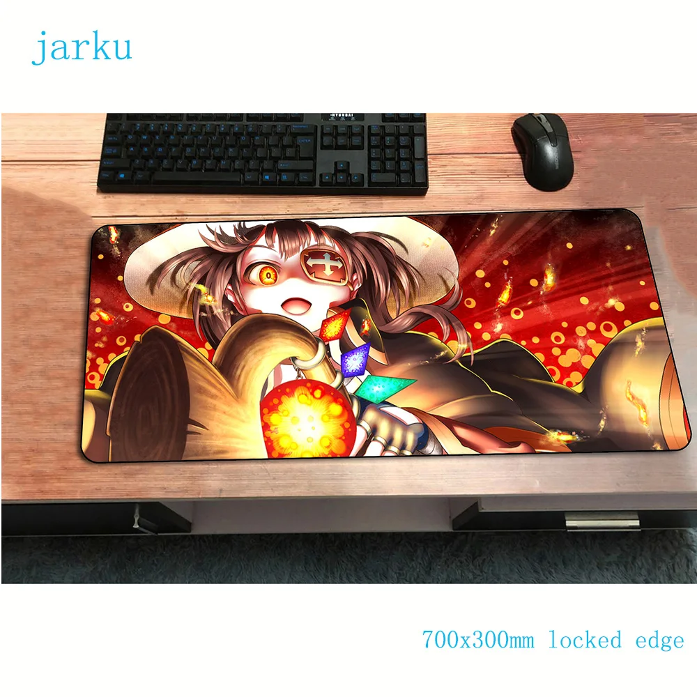 Megumin коврик для мыши 700x300x3 мм компьютерная мышь игровой мат красивый геймпад геймер подарок игровой коврик для мыши офисный коврик для мыши