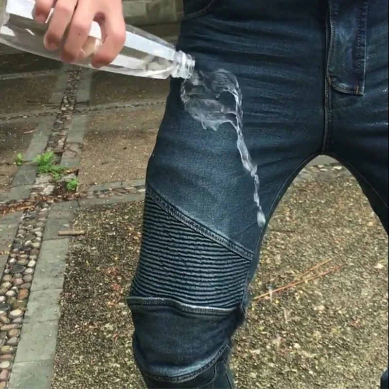 Водонепроницаемые ветрозащитные мотоциклетные джинсы для езды pantalon непромокаемые Анти-осенние прямые штаны для мотокросса для мужчин и женщин