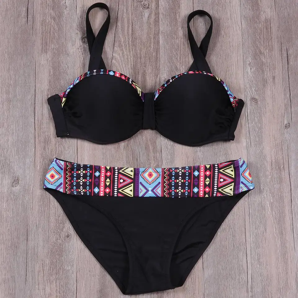 Женский купальник бикини с низкой талией Raintropical сексуальный комплект на