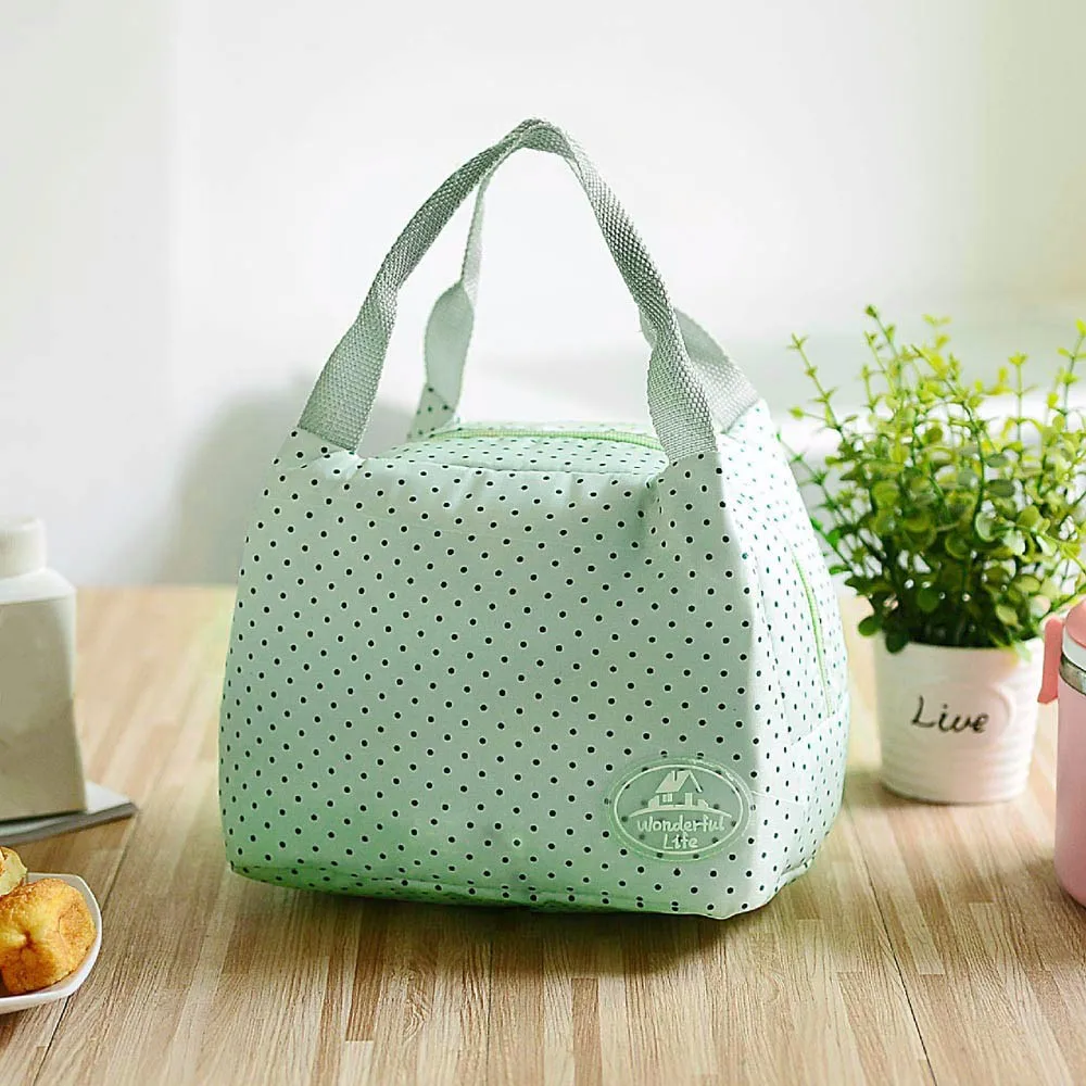 Функциональная сумка-холодильник с узором ланч бокс портативный изолированный