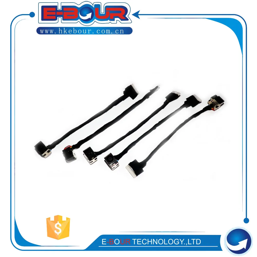 

10pcs/lot DC Socket Connector with cable for HP G42 CQ72 G72 CQ42 DC Power Jack