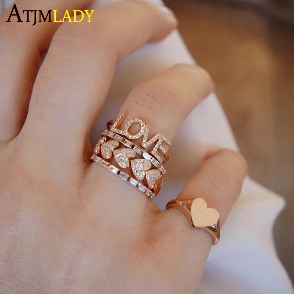 Новое поступление 2020 кольцо в форме сердца с микрозакрепкой из прозрачного