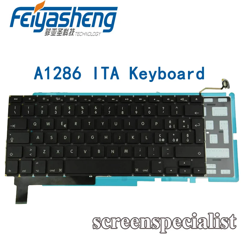 Полностью протестирована 100% рабочая Клавиатура для ноутбука Macbook Pro 15 &quotA1286 2009 2010