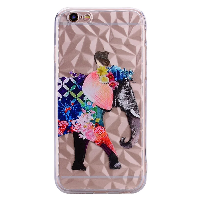 Мягкий чехол для iPhone X xs 6 7 8 plus Мандал индийская девочка цветной рисунок 3D