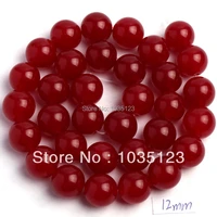 high quality 12mm natural red jades round shape loose beads strand 38cm diy creative jewellery making w89