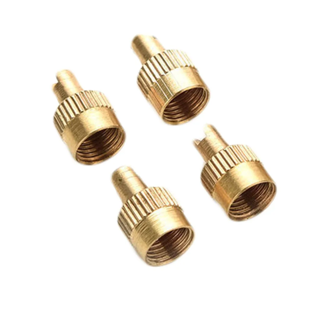 4PCS/Lot Universal Brass Car Truck Bike Motorcycle Tyre Tire Valve Core Caps Wheel Stem Cap Dust Cover #287420 | Автомобили и