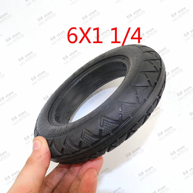 Бескамерная шина 6X1 1/4 бескамерная подходит для электрического скутера