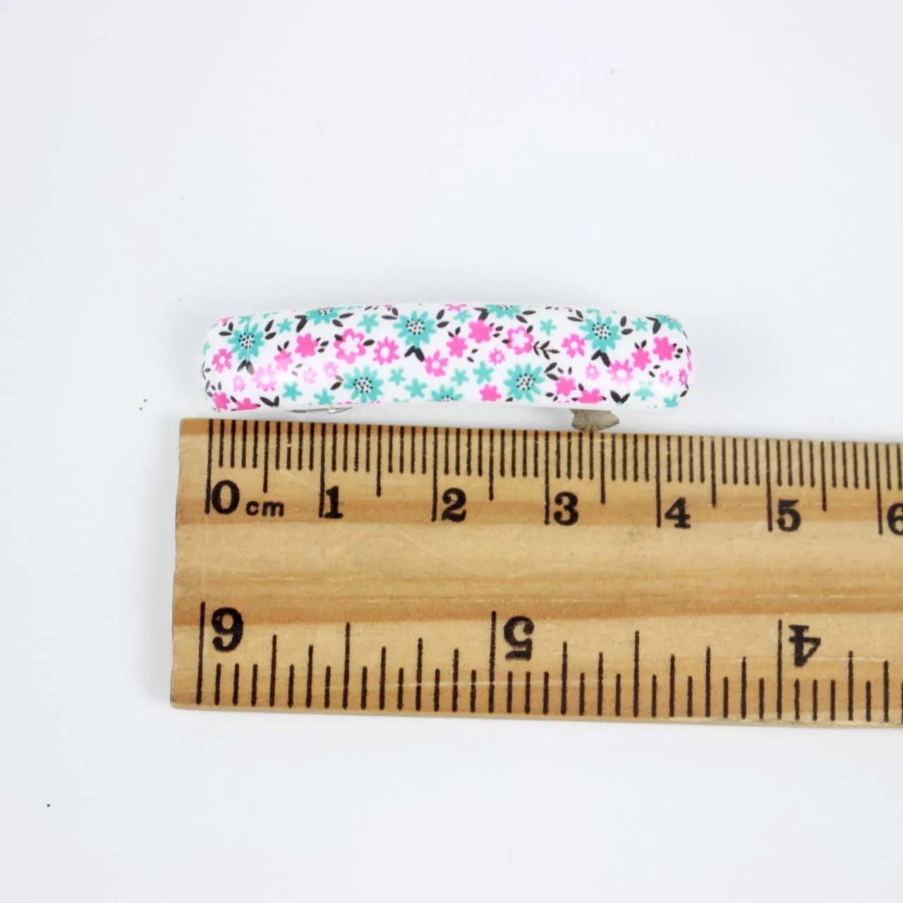 Wholesale 6pcs/set print flowers barrettes solid summer hair clips 4 cm girls hairpins accessories for school | Детская одежда и