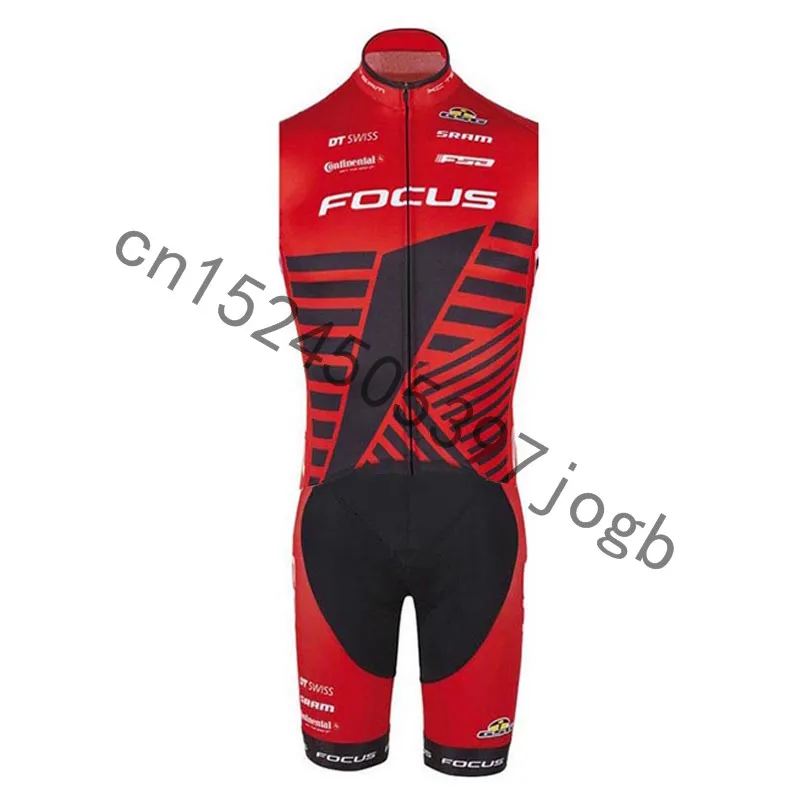 Pro Team триатлон костюм Мужской без рукавов Велоспорт Джерси Skinsuit комбинезон Ropa