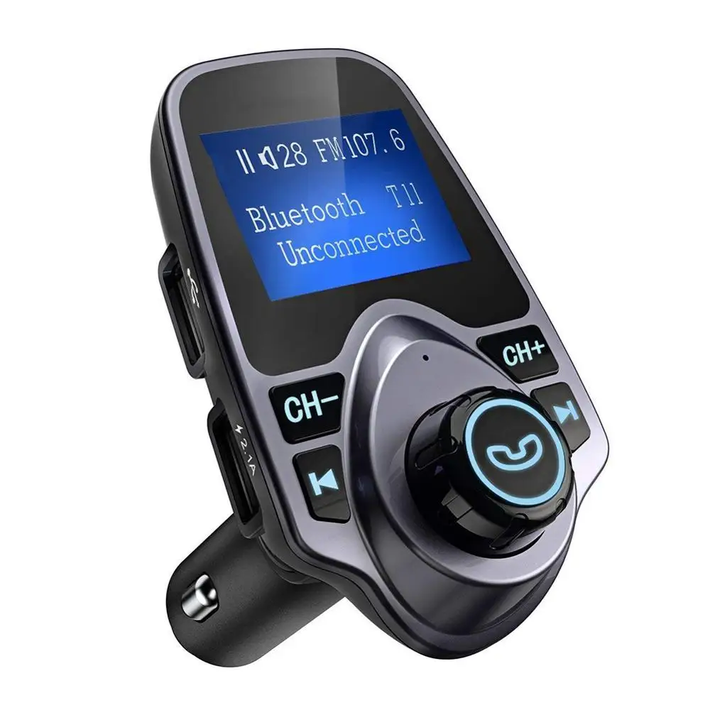 Беспроводной Bluetooth Автомобильный MP3 радио передатчик адаптер автомобильный Bluetooth FM USB передатчик зарядное устройство AUX вход ЖК-дисплей музыкальный плеер